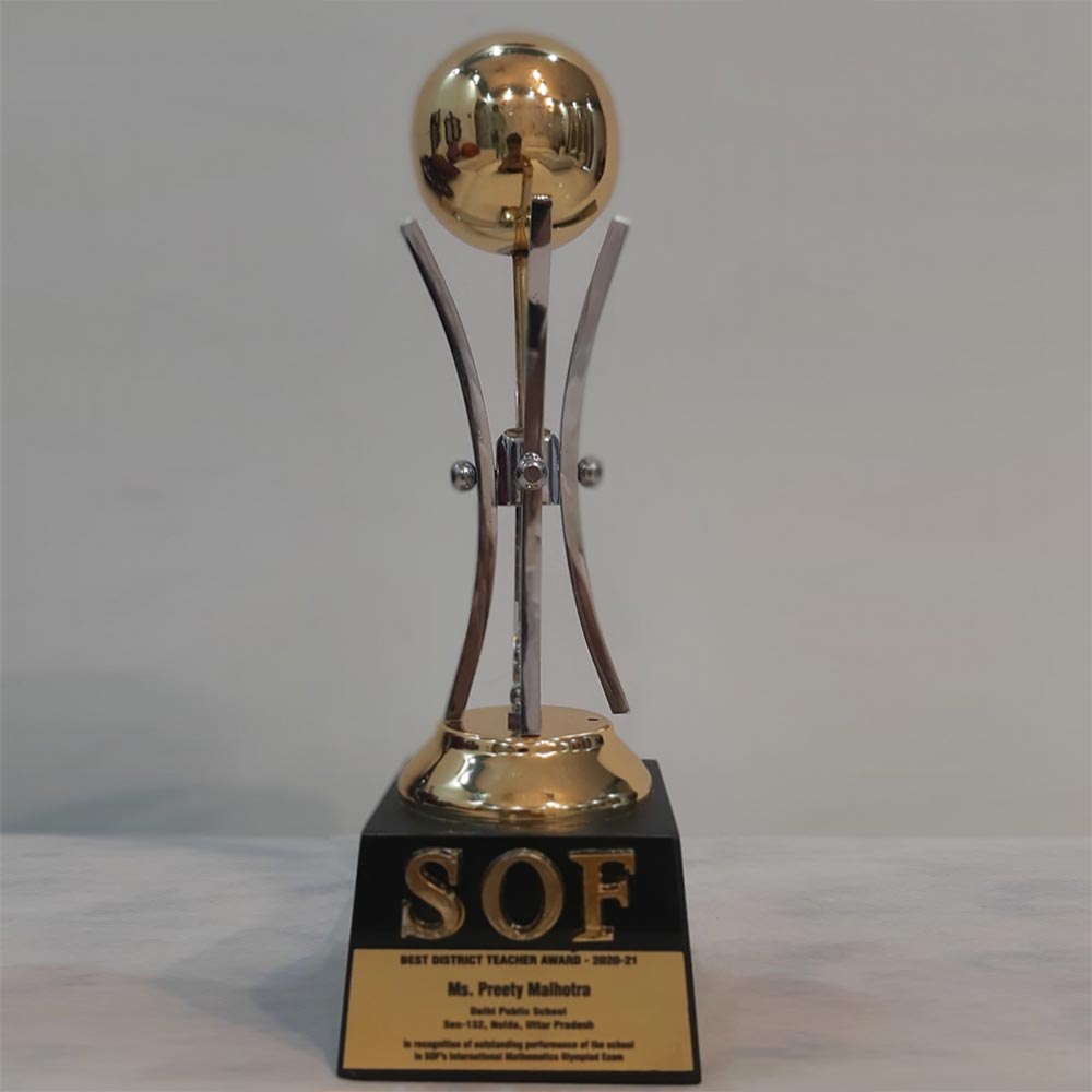 Best District Teacher Award By SOF