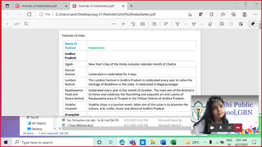 Book Week Celebration 2021