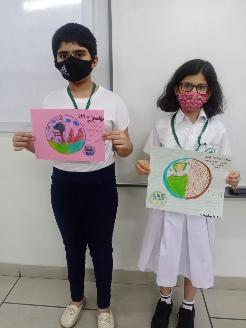 Painting Competition on 'Save Soil Campaign'