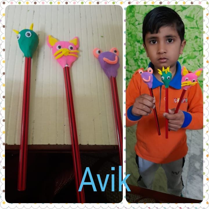 Amazing Clay Pencil Toppers