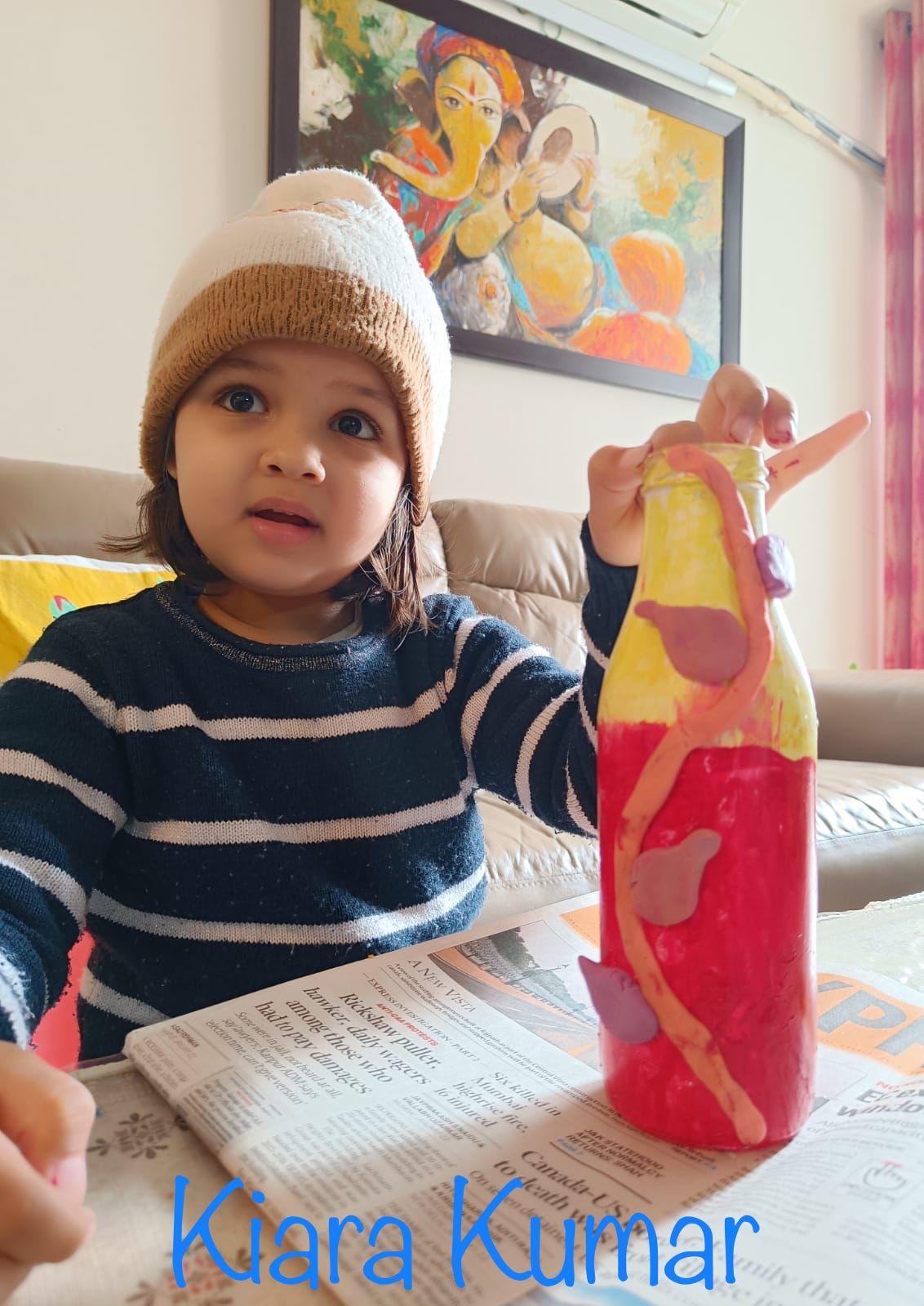 Bottle Painting Activity