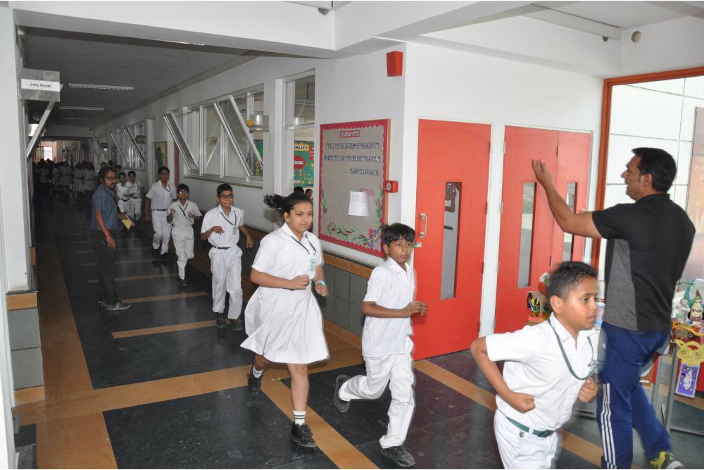 Mega Earthquake Evacuation Drill