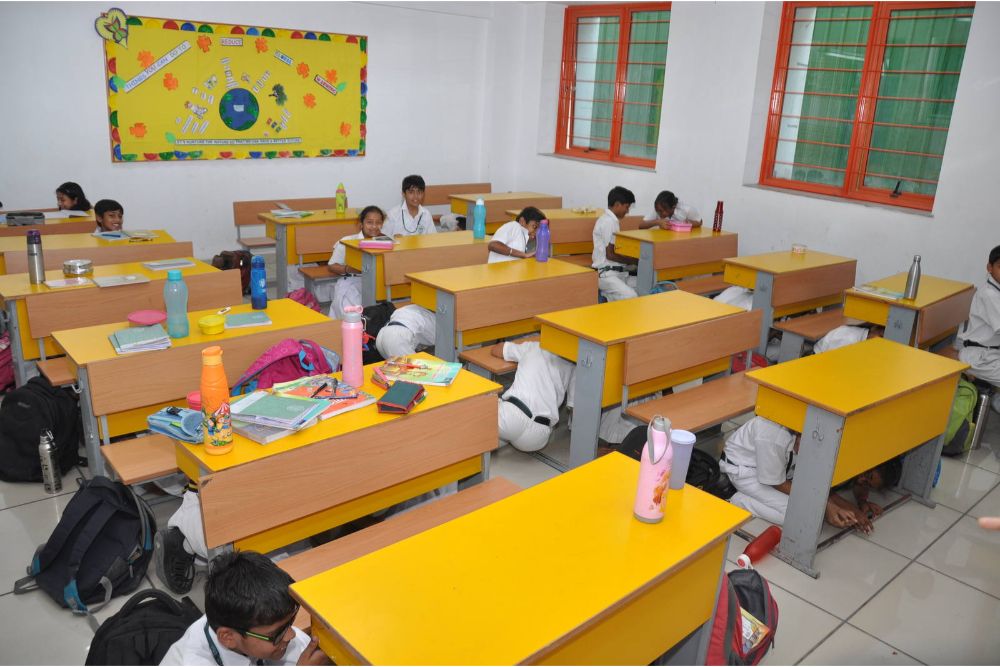 Mega Earthquake Evacuation Drill