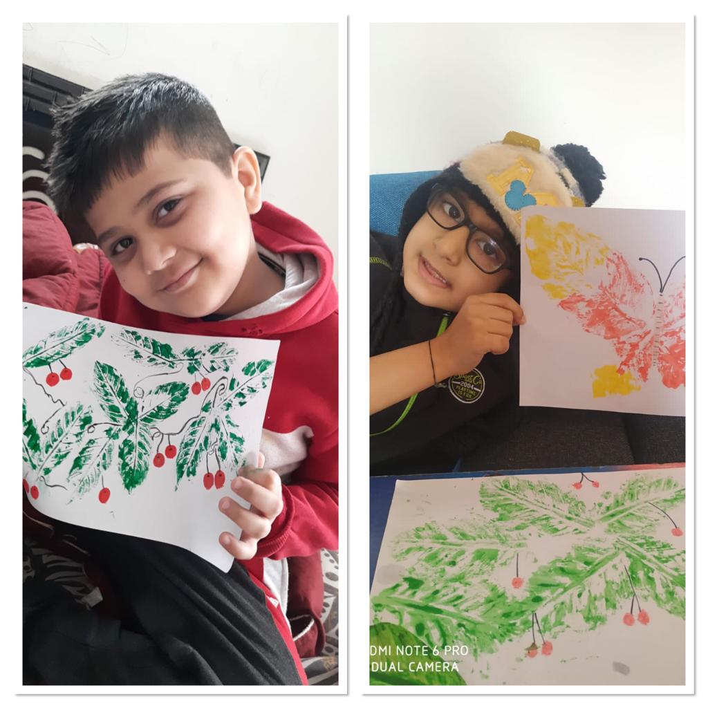 Leaf Painting activity