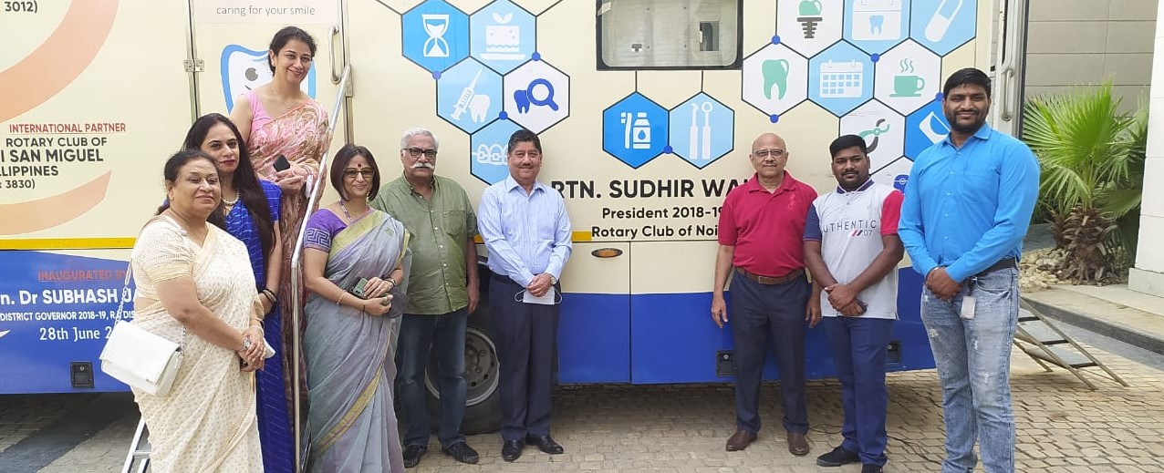 Free Dental Check-up Camp by Interact Club in collaboration with Rotary Noida Blood Centre  