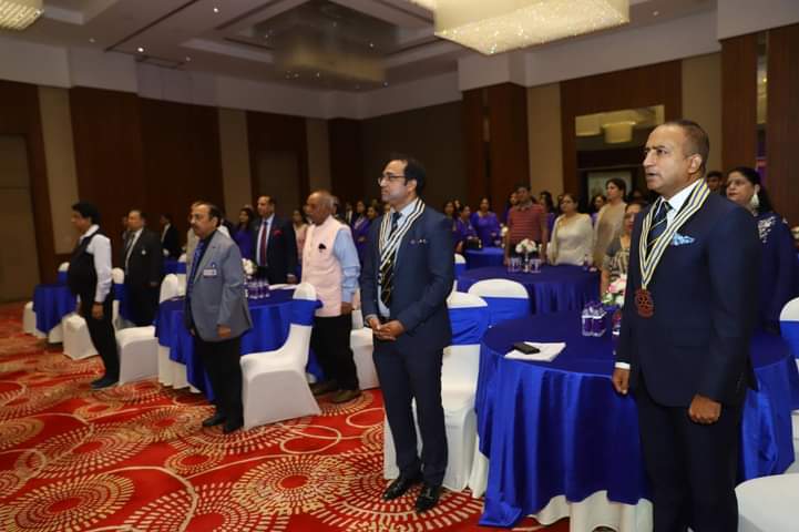 DPS, GBN Interact Club Projects Presentation At Rotary Club Governor's Official Visit