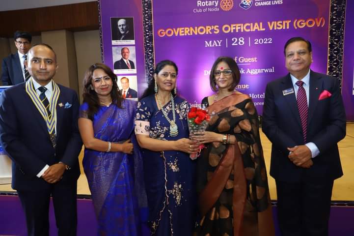 DPS, GBN Interact Club Projects Presentation At Rotary Club Governor's Official Visit