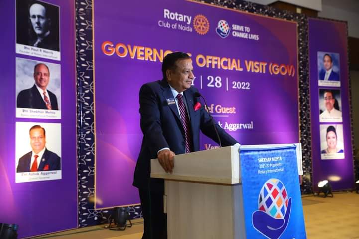 DPS, GBN Interact Club Projects Presentation At Rotary Club Governor's Official Visit