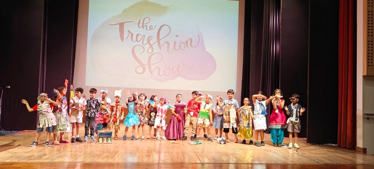 Trashion- (Fashion+ Trash show)