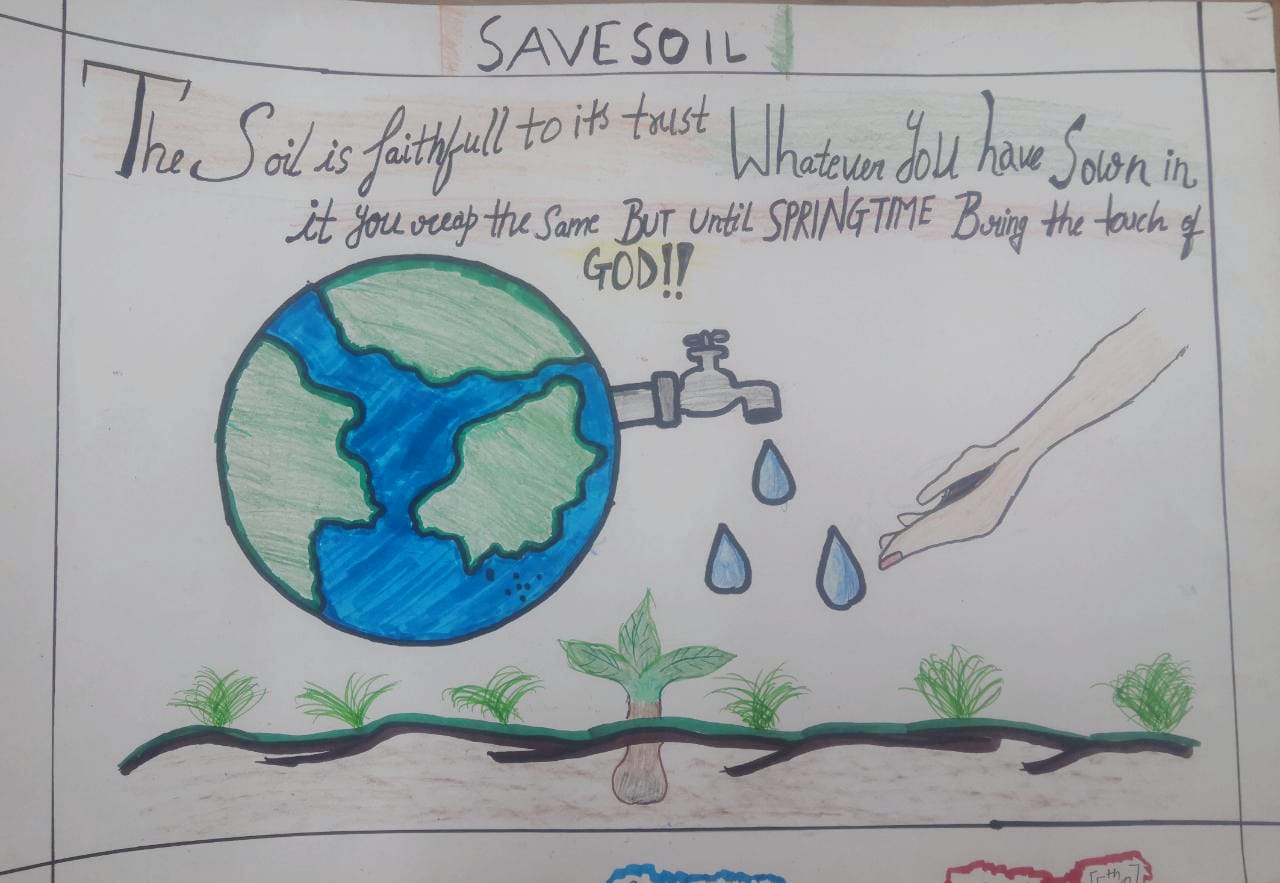 Painting Competition on 'Save Soil Campaign'